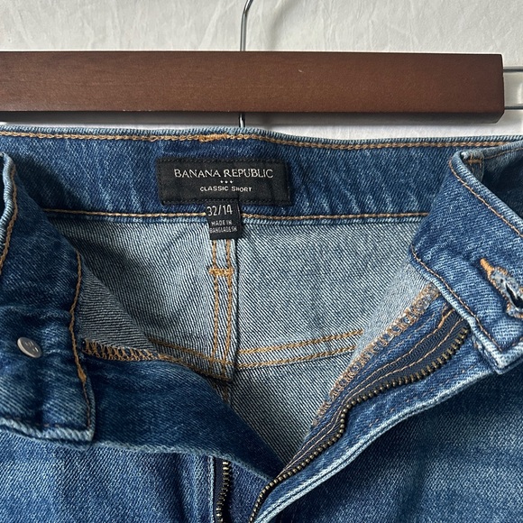 Banana Republic Dark Blue Jean Shorts - Picture 2 of 4